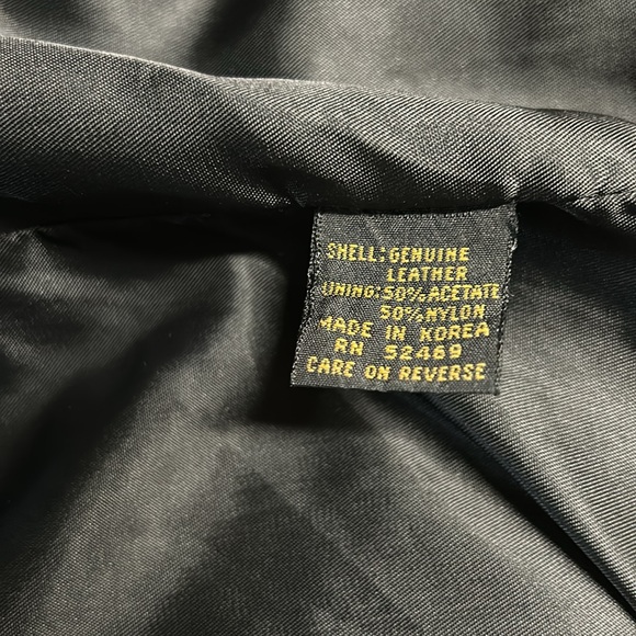 leather soft jacket ladies med/ Large really nice - Picture 6 of 7